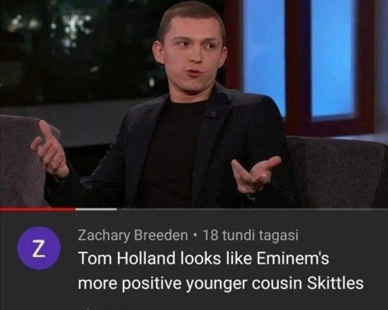 Tom Holland's Positivity Lands Him a Rap Persona