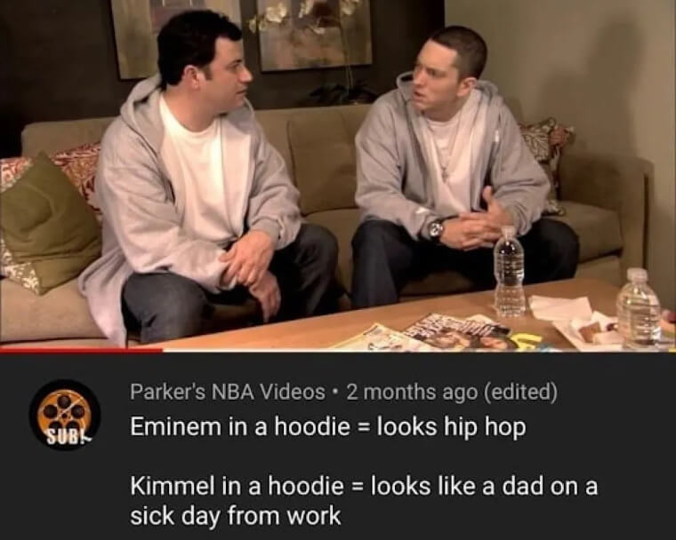 Jimmy Kimmel Can't Pull of a Hoodie the Way Eminem Can