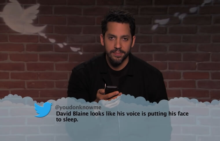 We Guess Some People Think David Blaine Looks Too Relaxed