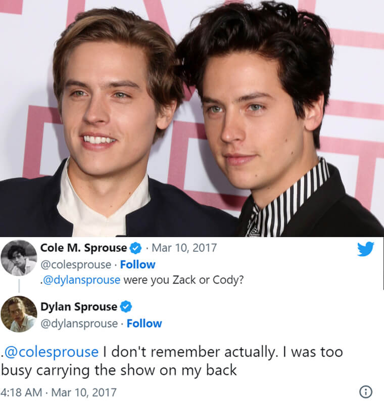 The Sprouse Brothers Are Just Like Zack and Cody in Real Life