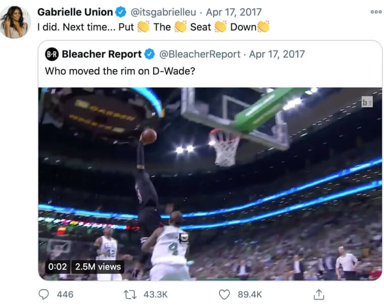 Dwayne Wade Gets Roasted By His Wife