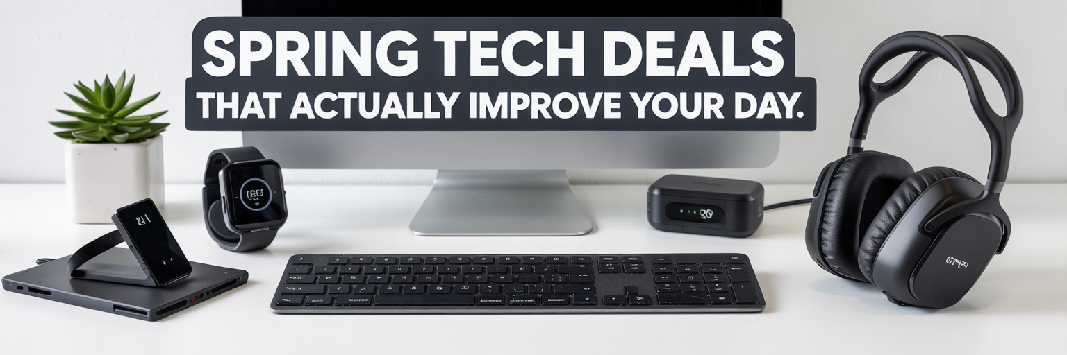 Spring Tech Deals That Actually Improve Your Day