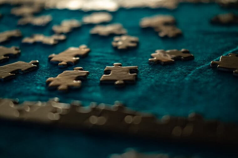 A Jigsaw Puzzle Mat