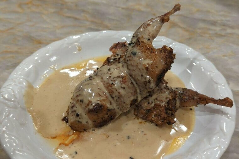 Stuffed Quail