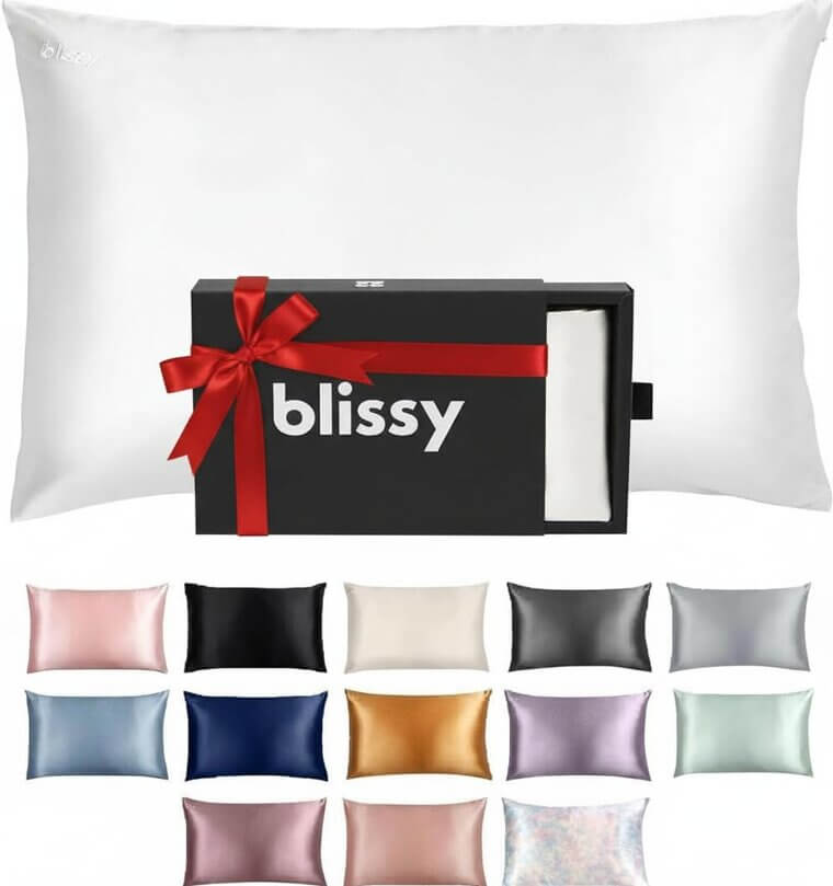 Blissy Silk Pillowcase - Luxurious Hair & Skin Care 