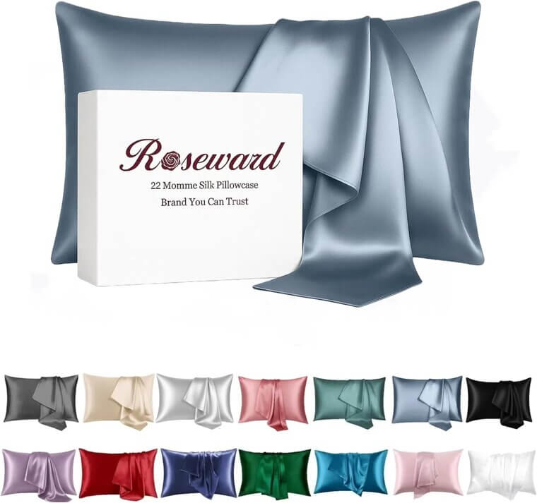 Silk Pillowcase for Beauty Sleep - Soft, Luxurious Comfort 