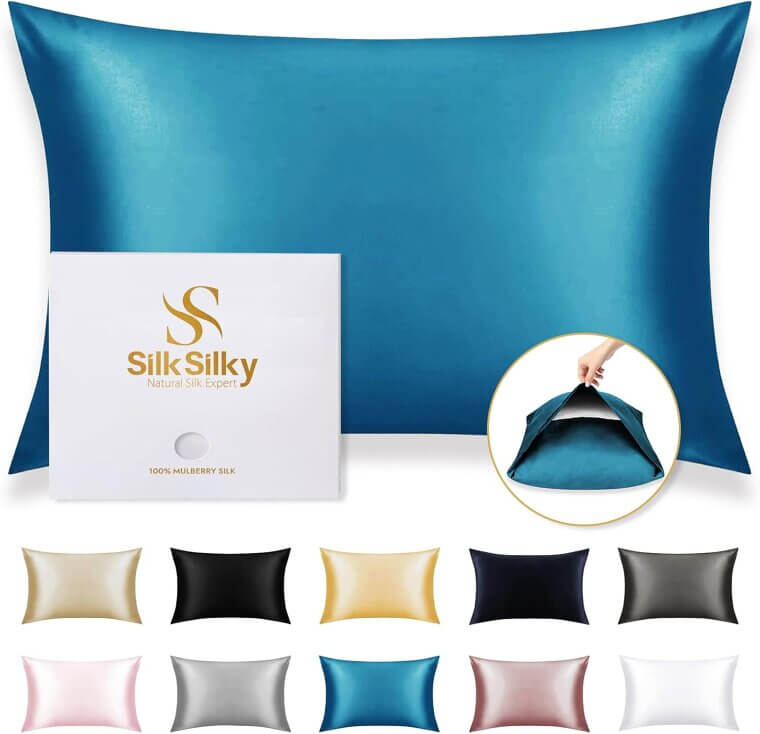 SilkSilky Pillowcase - Luxurious Comfort for Hair & Skin 