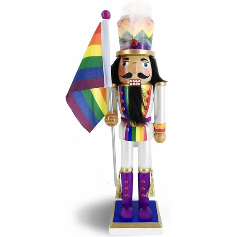 Pride Nutcracker Ornament - Festive Decor with a Twist 