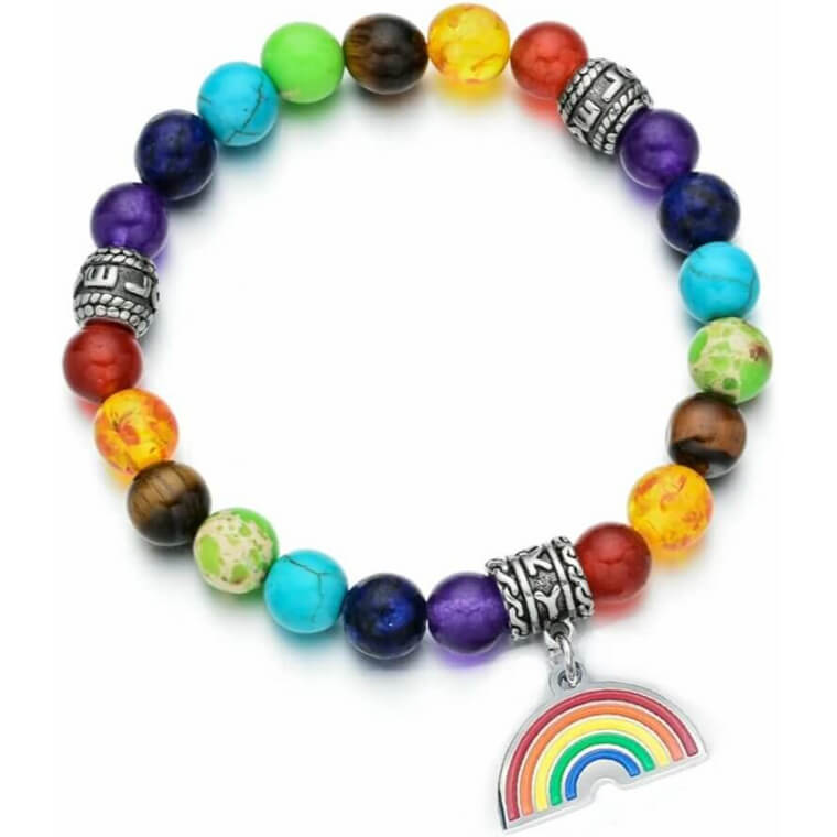 Rainbow Chakra Bracelet - Celebrate Diversity and Harmony - 7% Off!