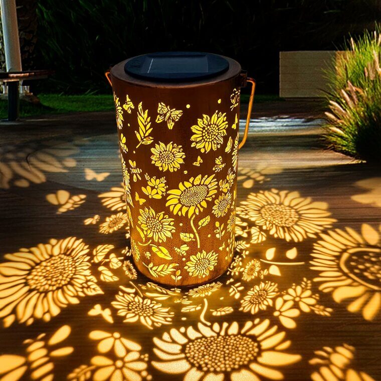 Sunflower Solar Lanterns - Illuminate Your Outdoor Spaces 