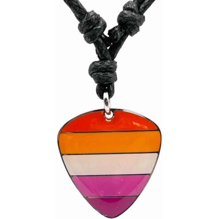 LGBTQ Pride Guitar Pick Necklace - Show Your True Colors! 