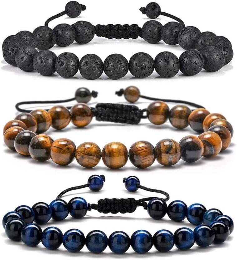 Beaded Bracelets Set - Stylish Gifts for Men & Teens 