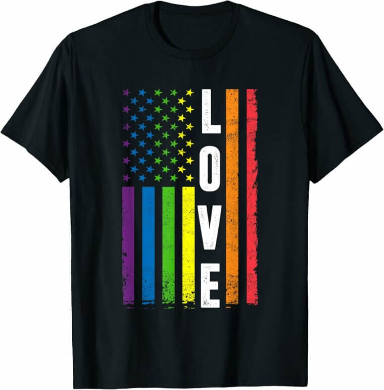 LGBT Rainbow T-Shirt - Celebrate Pride with Style 