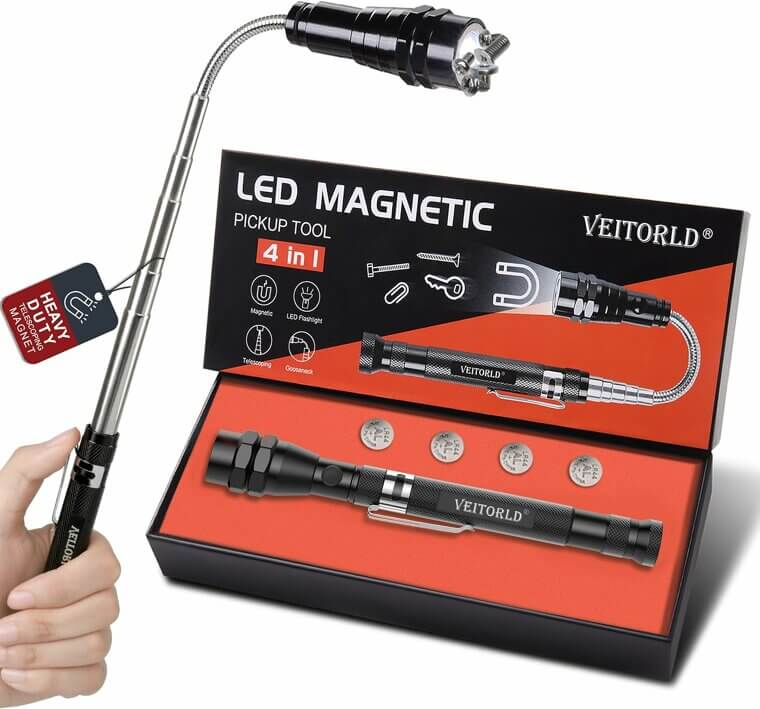 Magnetic Pickup Tool Set - Perfect Gift for Him! 