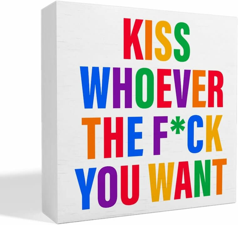 LGBT Rainbow Box - Pride Decor for Home & Office 