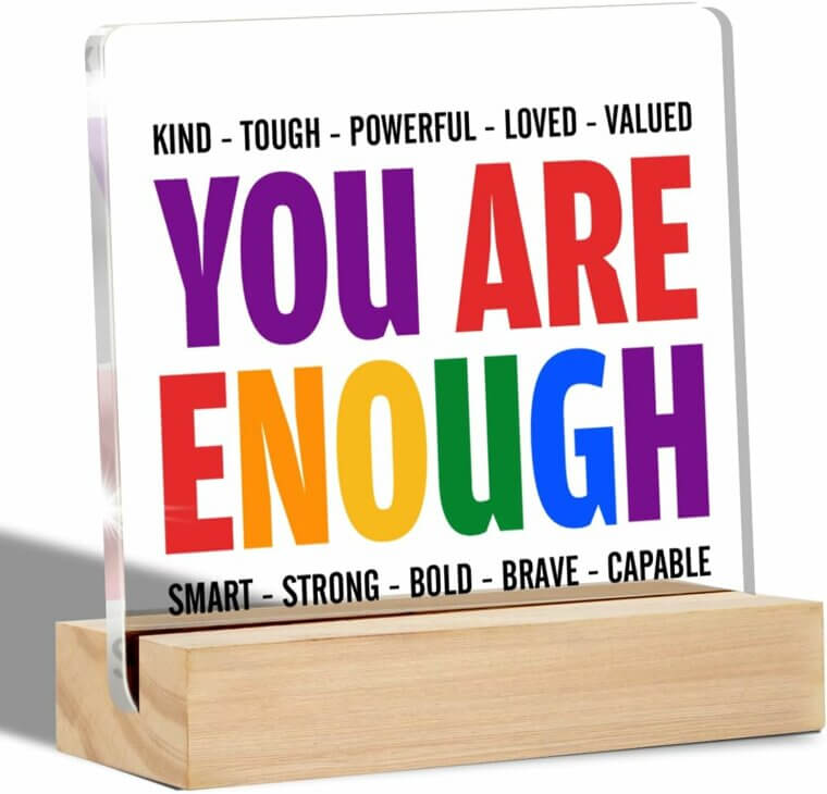 LGBTQ Pride Desk Sign - Celebrate Love and Identity! - 17% Off!