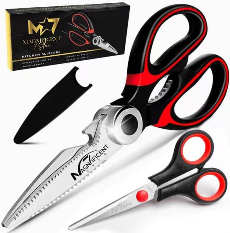 Magnificent Kitchen Scissors - Versatile and Durable Cutting Tool - Now 40% Off!