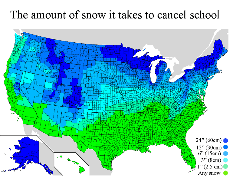 Moral of the Story: The South Can't Handle Snow