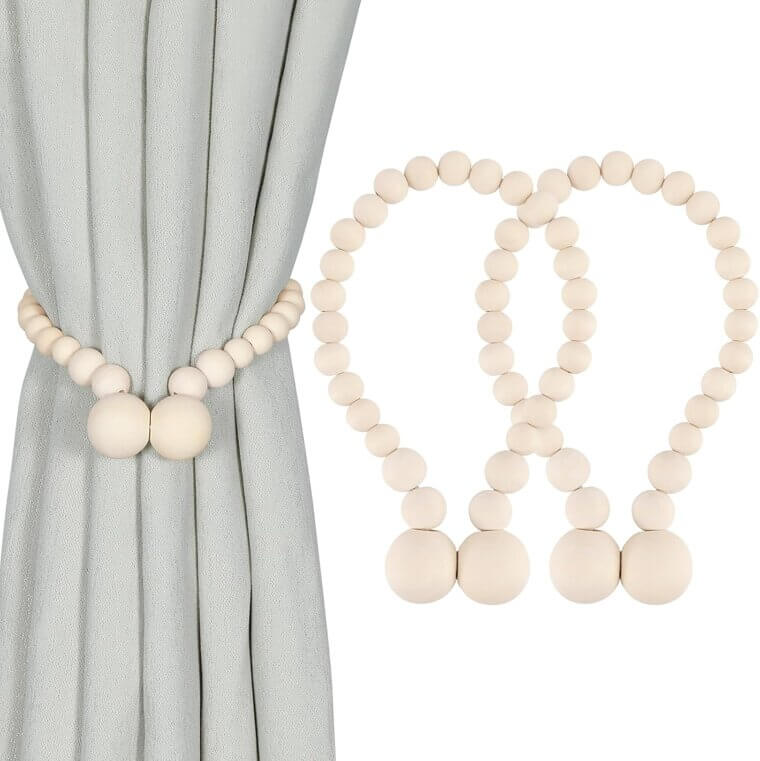 KLOGTSIND Magnetic Curtain Tiebacks - Boho Chic Style for Your Home - 15% Off!