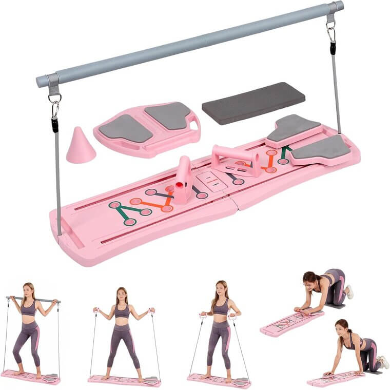 Pilates Reformer Kit - Portable Home Gym for Women - Now 5% Off!