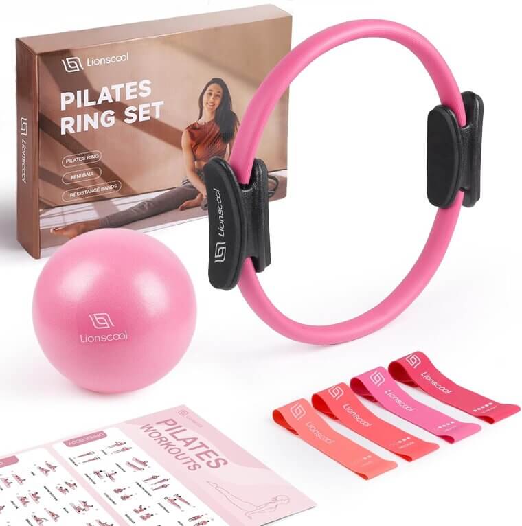 LIONSCOOL Pilates Ring Set - Enhance Your Workout Routine - Now 25% Off!