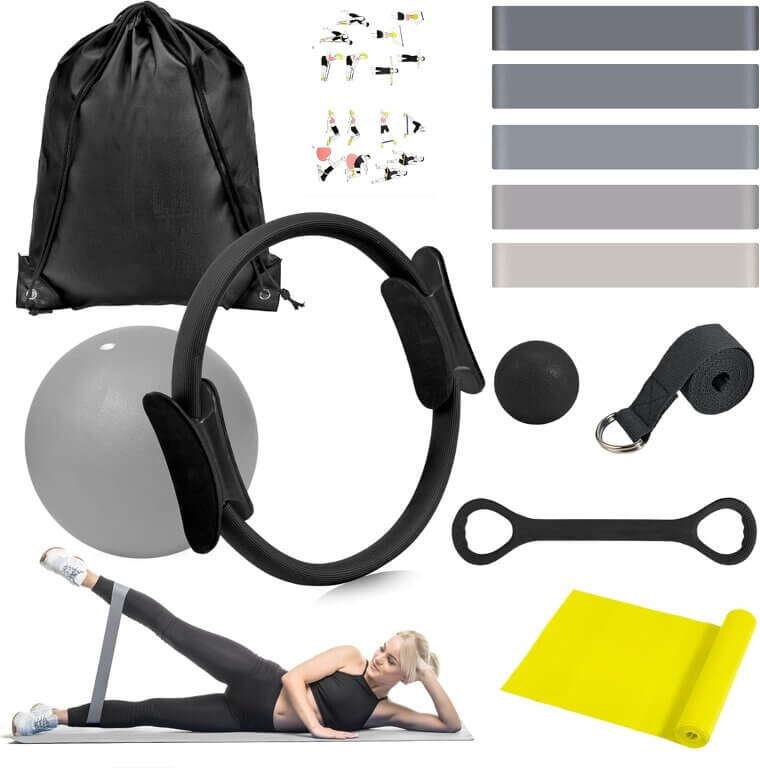 Pilates Ring Kit - Perfect Home Workout Set for Women - Now 35% Off!