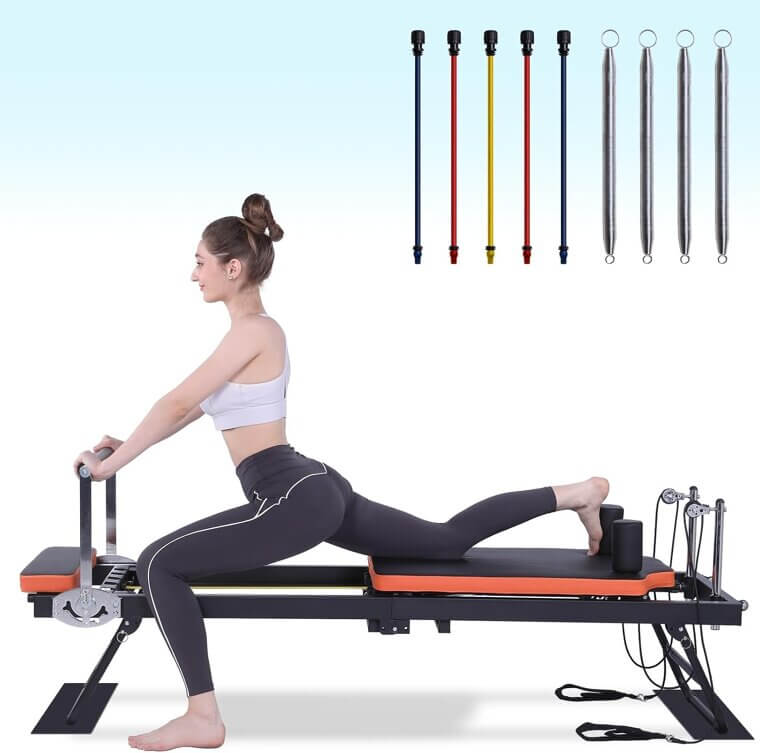 Foldable Pilates Reformer - Perfect for Home & Gym Workouts - 17% Off!