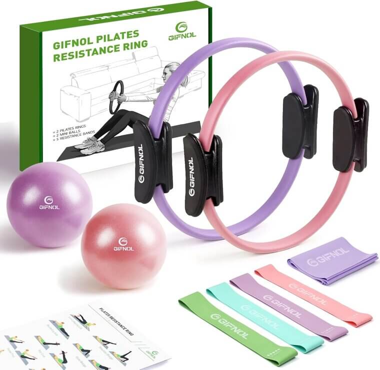 Pilates Ring Set for Effective Home Workouts - Sculpt & Strengthen! - Now 35% Off!