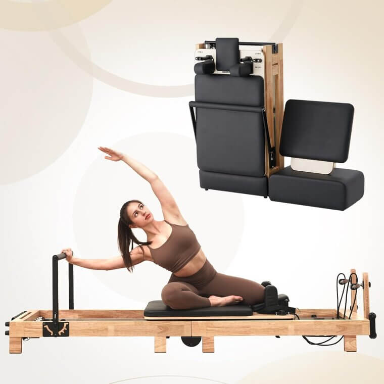 Pilates Reformer Machine for Home & Studio - Foldable & Versatile - Enjoy 17% Off!