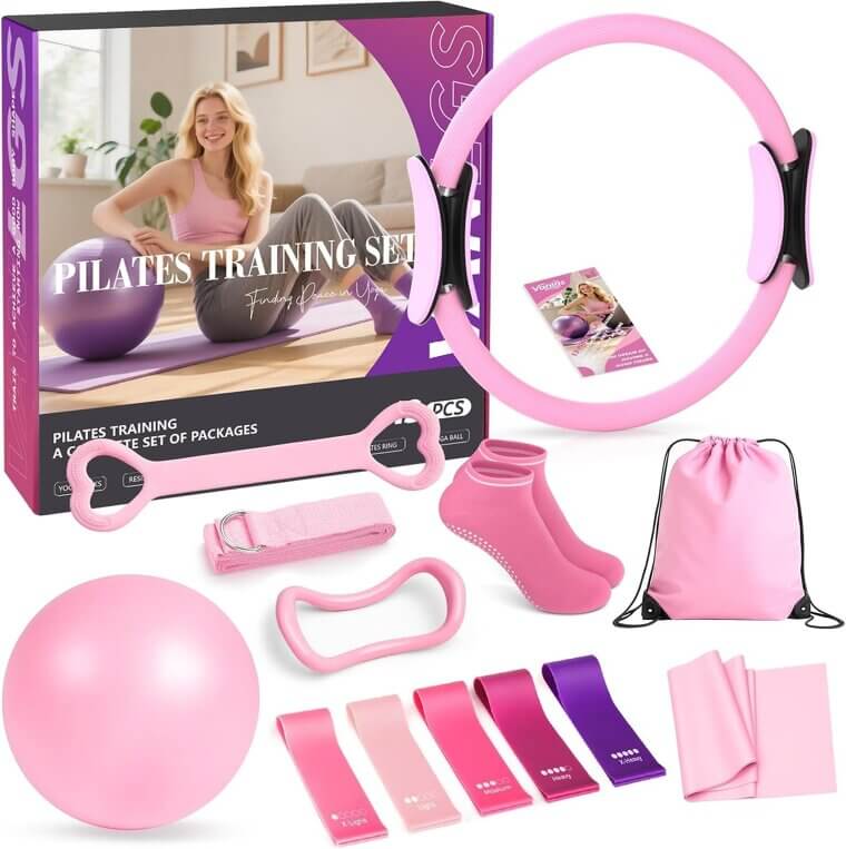 Vanlgs Pilates Kit - Perfect Home Workout Set for Beginners - Enjoy 44% Off!