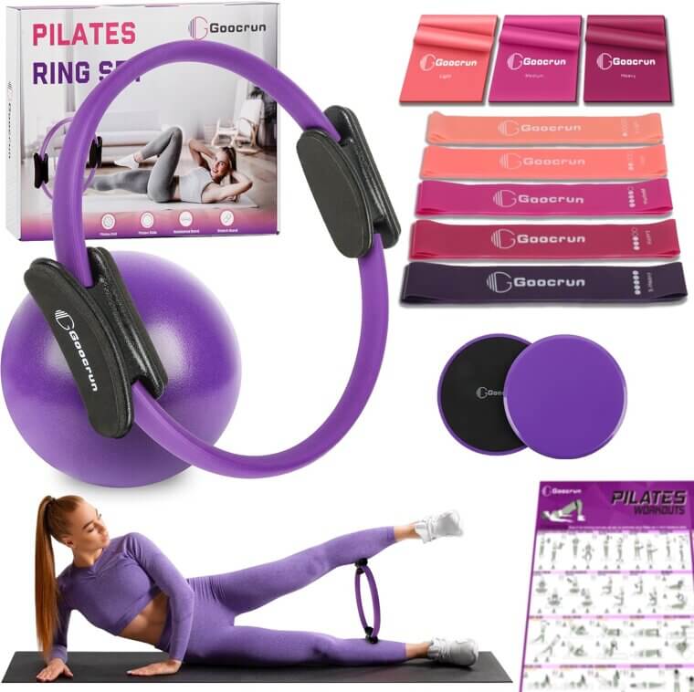 Pilates Ring Set - Ultimate Home Gym Workout Kit 