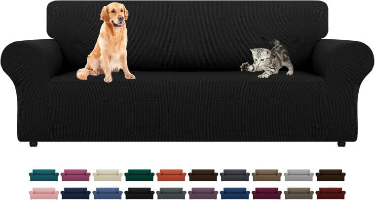 LURKA Sofa Slipcovers - Stretchy, Pet-Friendly Couch Protector - Now 15% Off!