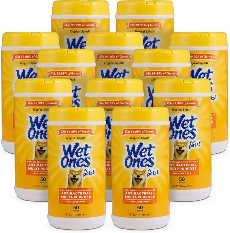 Wet Ones Dog Wipes - Quick Clean with Aloe! - Don’t Miss the 27% Discount!