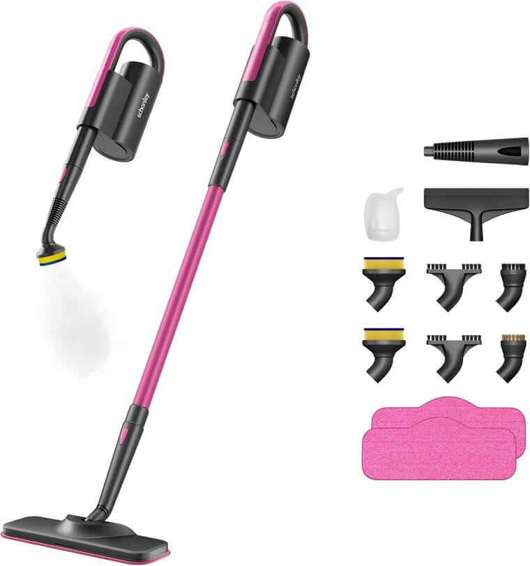Schenley Steam Mop - Clean Floors & More Effortlessly - Now 33% Off!