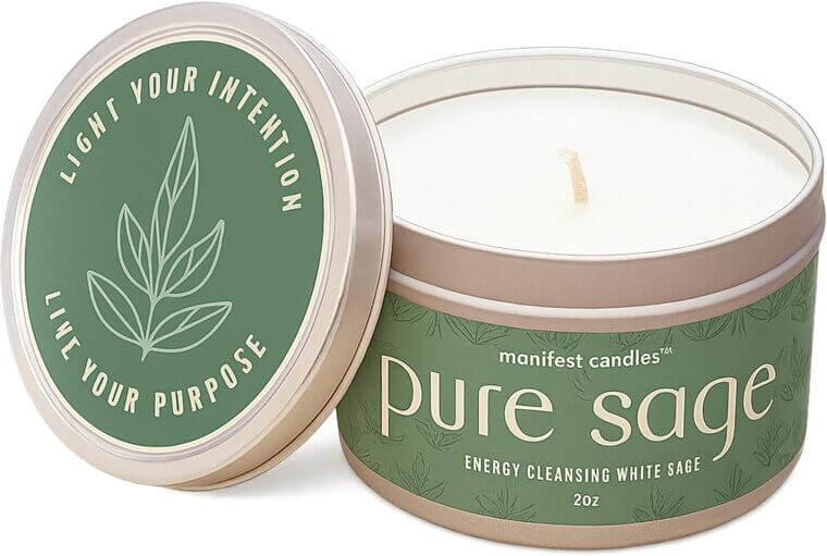 Manifest Candles: Cleanse & Elevate Your Space with Sage Candles - Now 31% Off!