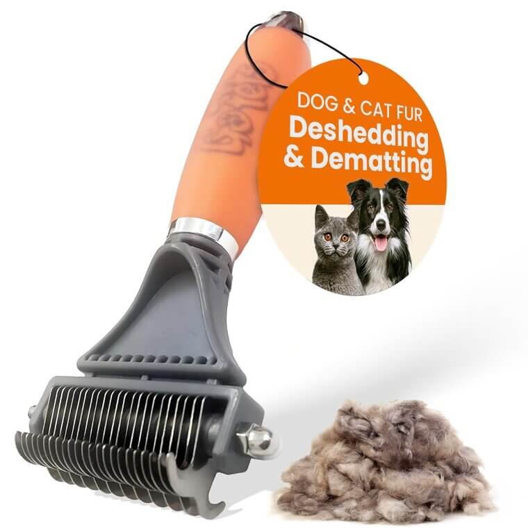 GoPets Dematting Comb - Effortlessly Tackle Pet Mats & Tangles - Now 40% Off!