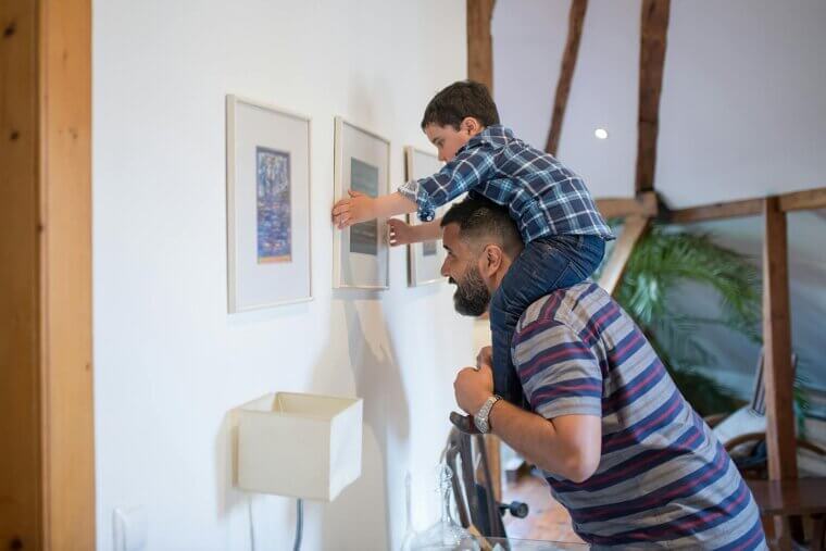 Hanging Art for a Polished Look