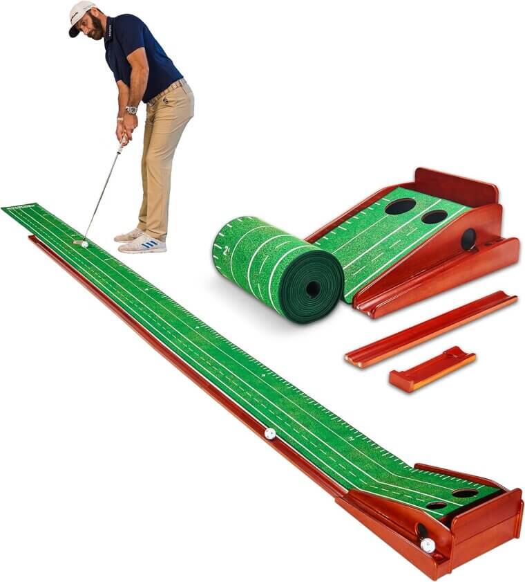 Perfect Practice Putting Mat - Elevate Your Game with Ease - Don’t Miss the 28% Discount!