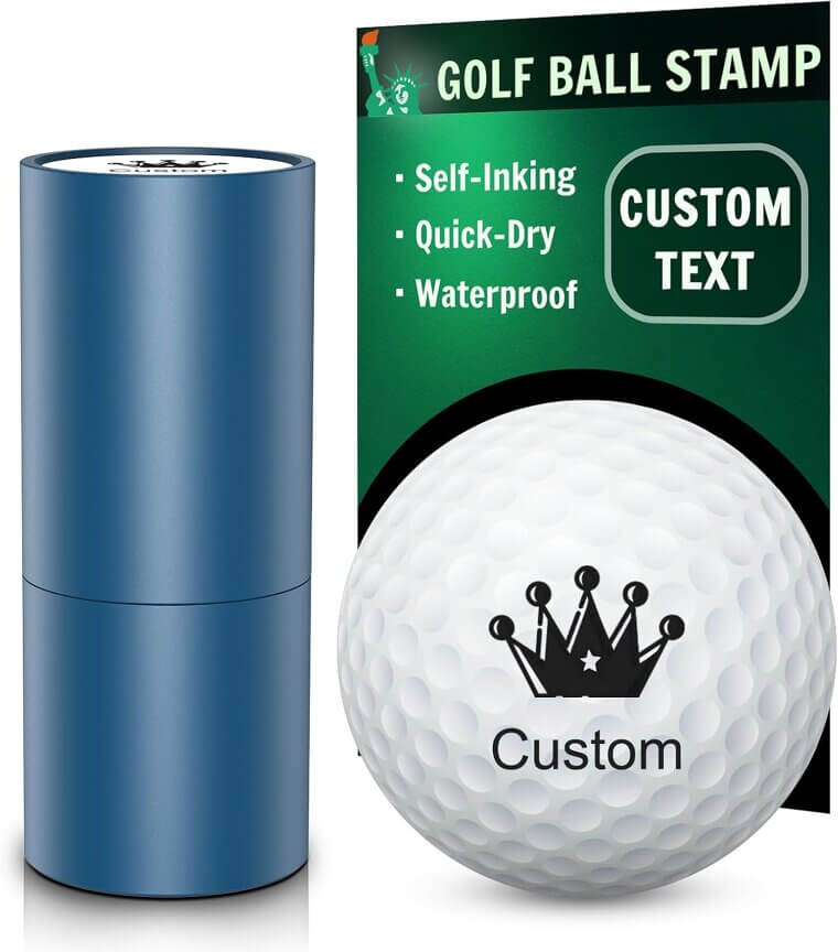 Custom Golf Ball Stamp - Personalized Gift for Golf Lovers