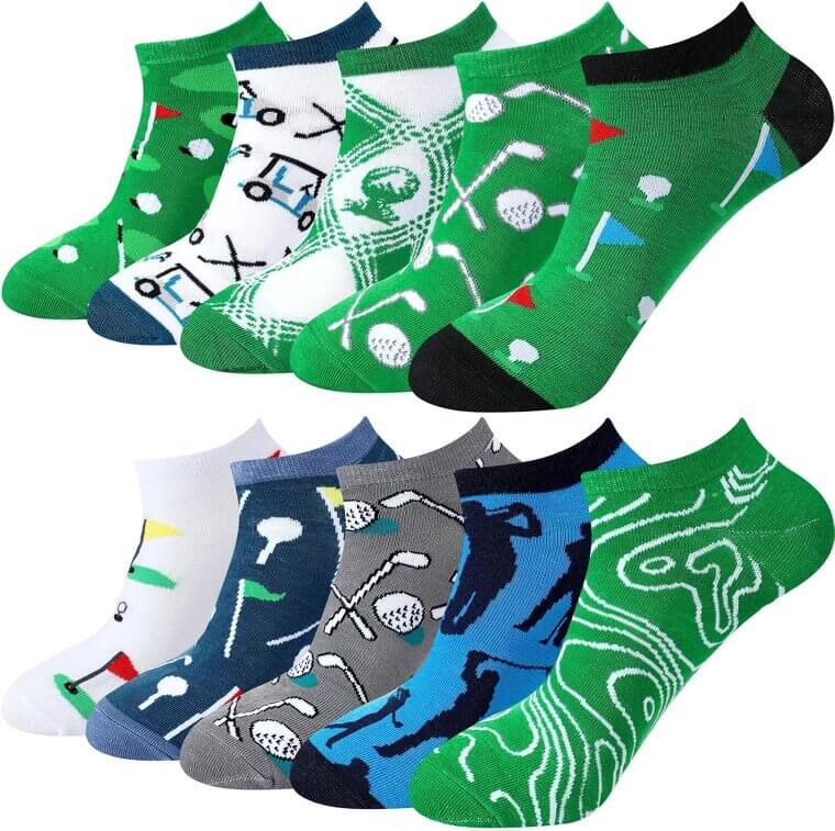 Men's Golf Socks - Perfect Golfer Gift for Christmas & Birthdays - Enjoy 9% Off!