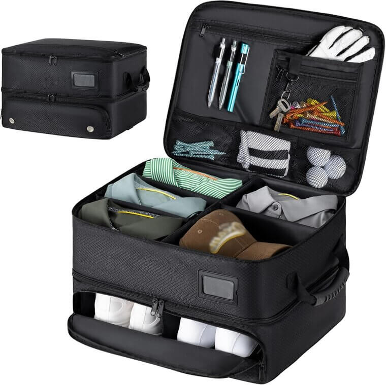HIMAL Golf Organizer - Waterproof, Ventilated & 2-Pair Capacity - 46% Off!