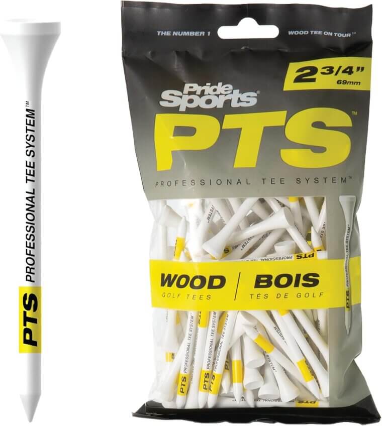 PrideSports Wood Golf Tees - Perfect for Drivers & Woods - Don’t Miss the 36% Discount!