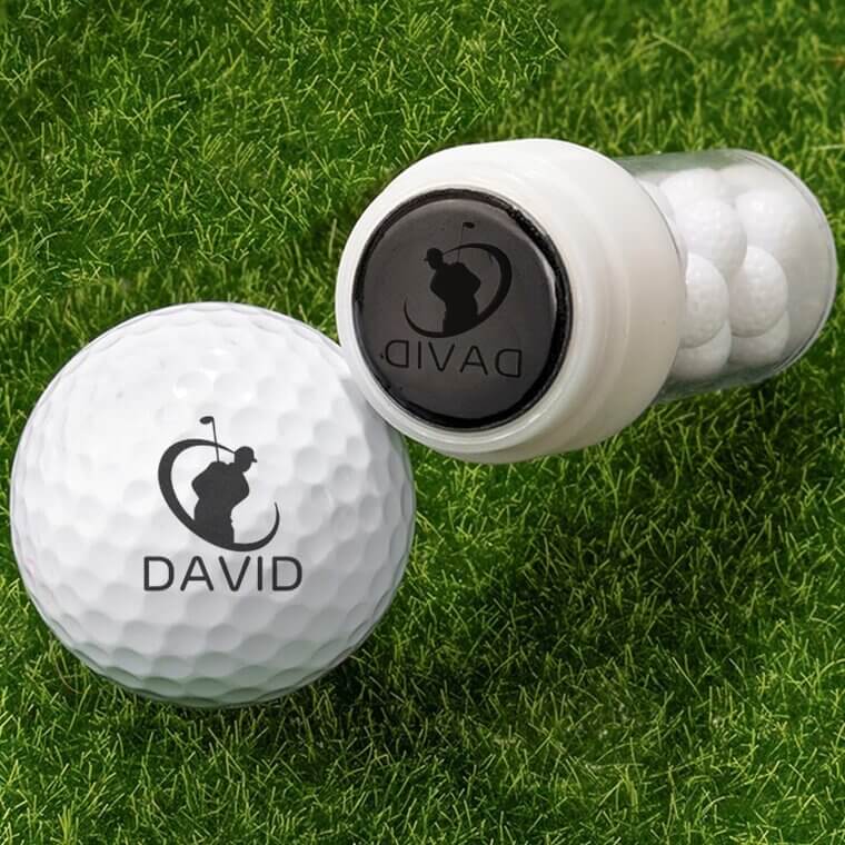 Personalized Golf Ball Stamp - Unique Golf Gifts for Dad