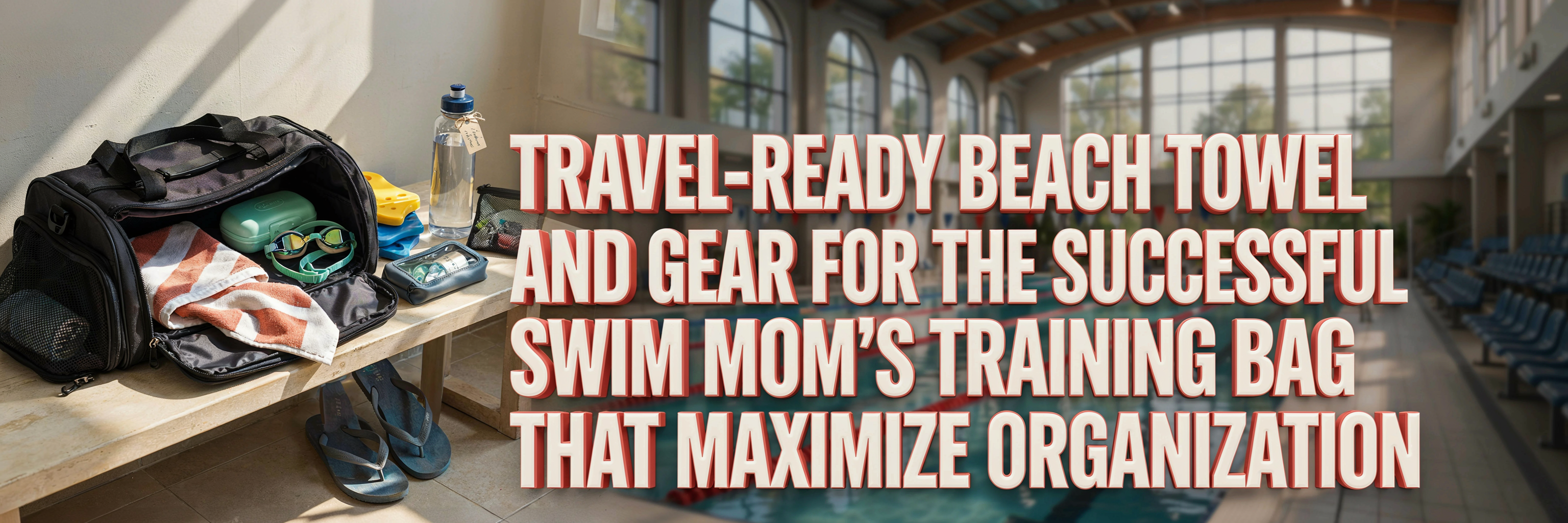 Must-Have Beach Towel and Gear for the Successful Swim Mom's Training Bag