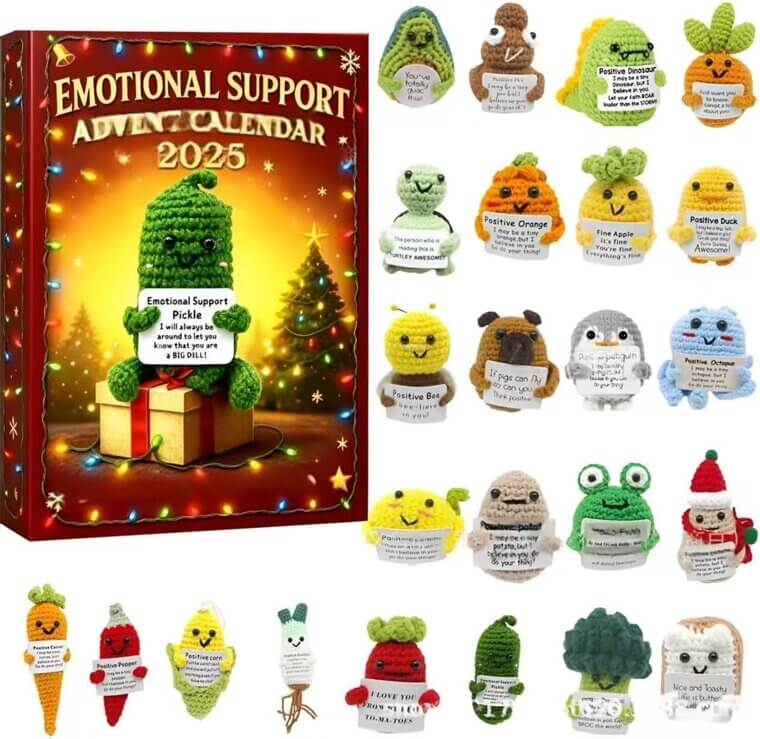 Emotional Support Advent Calendar - 24 Days of Comfort & Joy