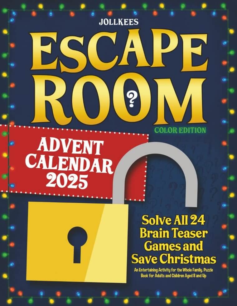 Escape Room Advent Calendar - Holiday Fun for All Ages!