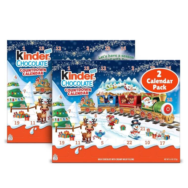 Kinder Advent Calendar - 24 Chocolate Treats for Holiday Fun - Now 29% Off!