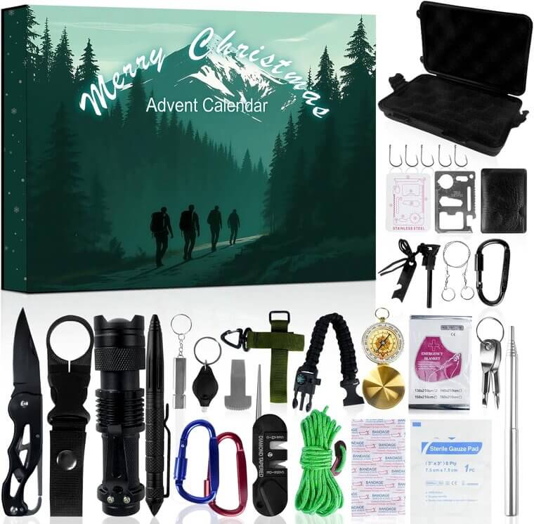 Survival Kit Advent Calendar - Gear Up for Adventure!