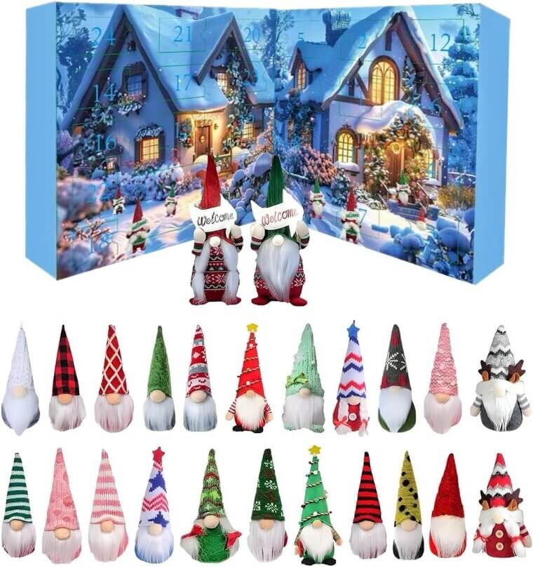 Gnome Advent Calendar - 24 Days of Festive Fun