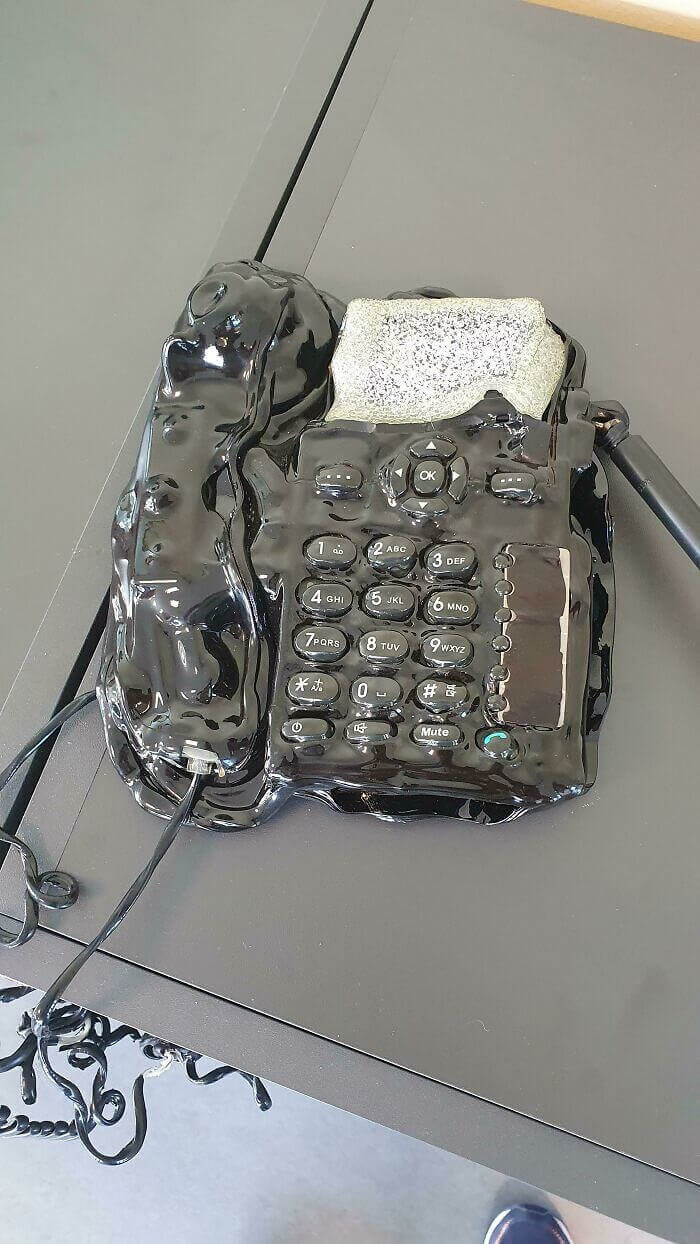 They Were Tired Of The Telephone Ringing So It Went In The Oven